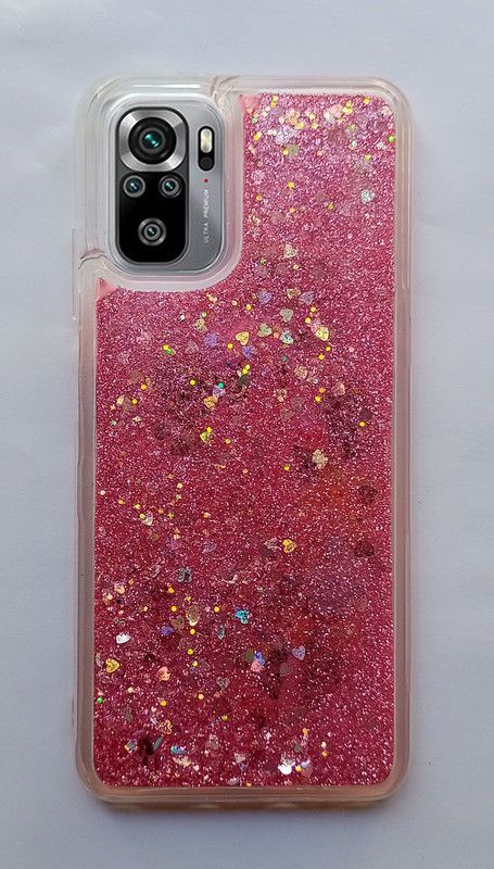 AOnes Back Cover for Mi Redmi Note 10, Mi Redmi Note 10S  (Pink, Silicon, Pack of: 1)