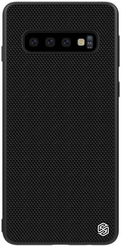 Nillkin Back Cover for Samsung Galaxy S10 Textured Case  (Black, Shock Proof, Pack of: 1)