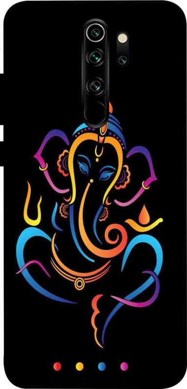 LIKELOOK Back Cover for Mi Redmi Note 8 Pro ( Ganeshji, Vinayak, Ganpati )  (Multicolor, Shock Proof, Pack of: 1)