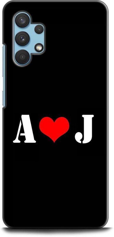 Afterglow Back Cover for SAMSUNG Galaxy A32 A J, A LOVES J, NAME, LETTER, ALPHABET, AJ LOVE, HART  (Multicolor, Shock Proof, Pack of: 1)