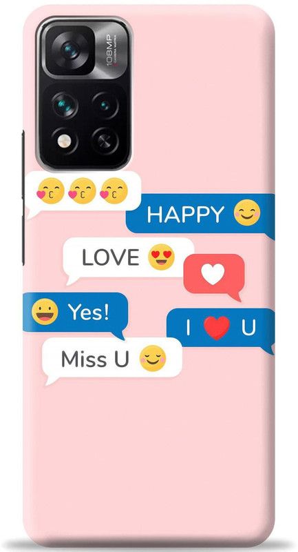 Coverpur Back Cover for Mi 11i  (Pink, Shock Proof, Pack of: 1)