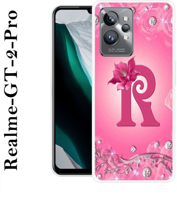 SHIVKUDI Back Cover for Realme GT 2 Pro  (Pink, Grip Case, Silicon)