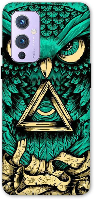 Ekish Back Cover for OnePlus 9  (Green, Hard Case, Pack of: 1)