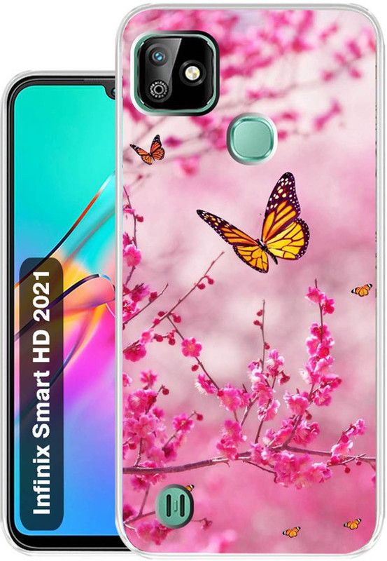 Case Club Back Cover for Infinix Smart HD 2021  (Pink, Grip Case, Silicon, Pack of: 1)