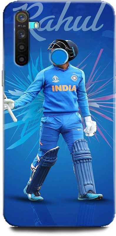 Afterglow Back Cover for Realme 5 Pro KL RAHUL, RAHUL, CRICKET, SPORTS, INDIAN TEAM  (Multicolor, Shock Proof, Pack of: 1)