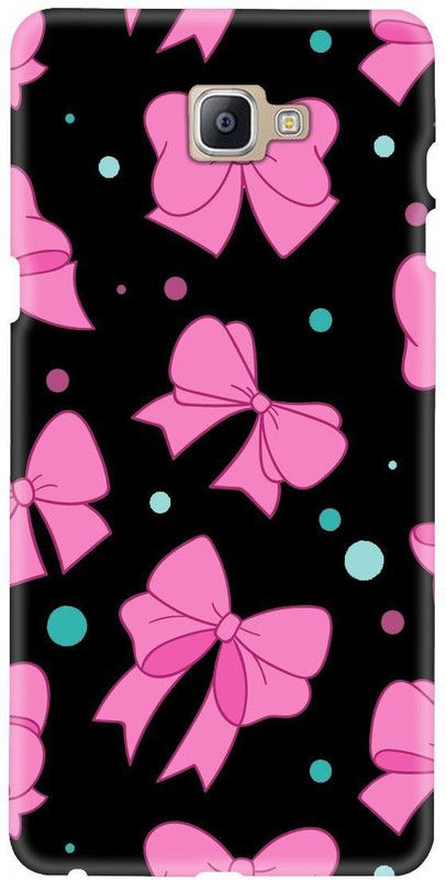 Smutty Back Cover for Samsung Galaxy A9 Pro, SM-A9100, SM-A910F, SM-A910F - Bow Print  (Multicolor, Hard Case, Pack of: 1)