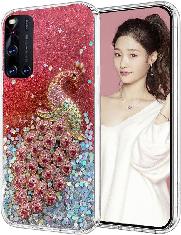 KC Back Cover for Vivo V19  (Pink, 3D Case, Silicon, Pack of: 1)