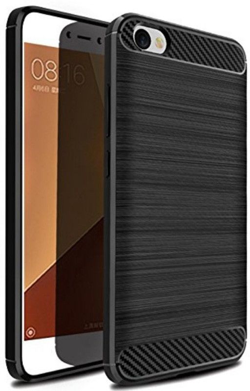 ASMANTIC Back Cover for Mi Redmi Y1 Lite  (Black, Pack of: 1)