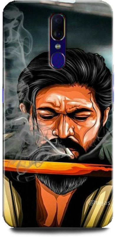 Afterglow Back Cover for Oppo F11 KGF, ROCKY BHAI, YASH, NAVEEN KUMAR GOWDA, SOUTH STAR  (Multicolor, Shock Proof, Pack of: 1)