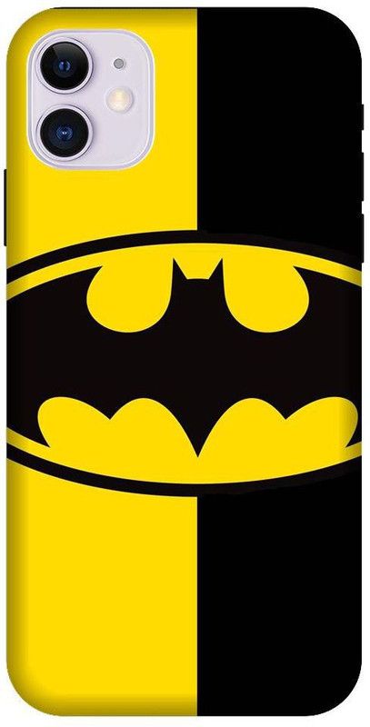 BYXIS Back Cover for iphone 11  (Black, Yellow, Pack of: 1)