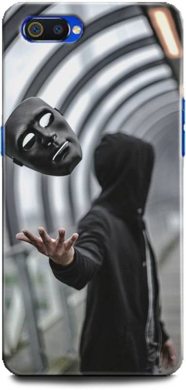 INTELLIZE Back Cover for Realme C2/RMX1945 Anonymous,Printed  (Multicolor, Shock Proof, Pack of: 1)