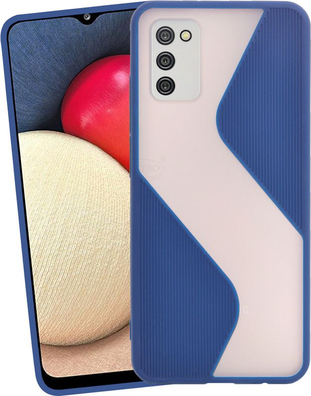 VAKIBO Back Cover for Samsung Galaxy A02S, Samsung Galaxy M02S  (Blue, Grip Case, Pack of: 1)