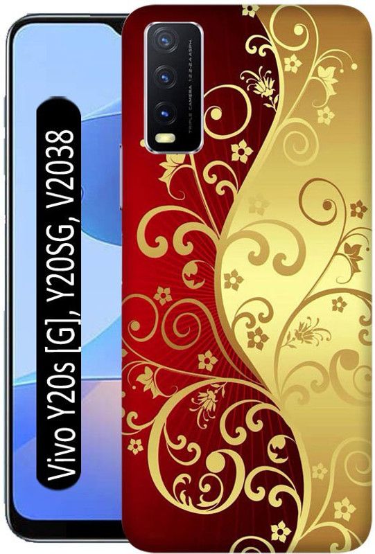 LEEMARA Back Cover for Vivo Y20s [G], Vivo Y20SG, V2038  (Multicolor, 3D Case, Pack of: 1)
