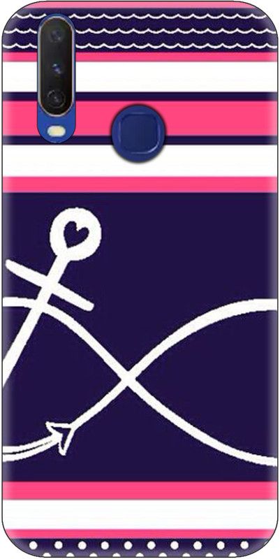 Smutty Back Cover for Vivo Y12, Vivo 1904 - Anchor Print  (Multicolor, Hard Case, Pack of: 1)