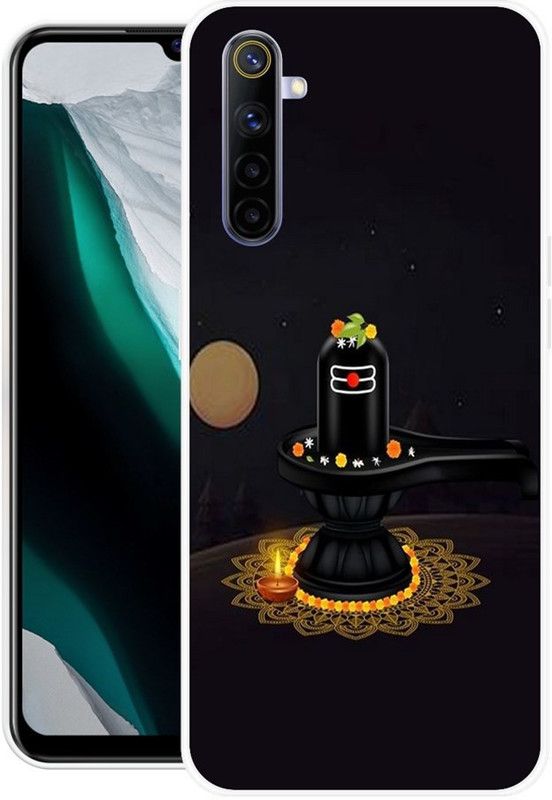 NEVYZAP Back Cover for Realme 6i  (Black, Yellow, Grip Case, Silicon, Pack of: 1)
