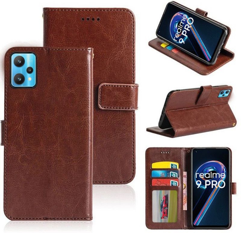 Digoz Back Cover for Realme 9 Pro 5G  (Brown, Dual Protection)