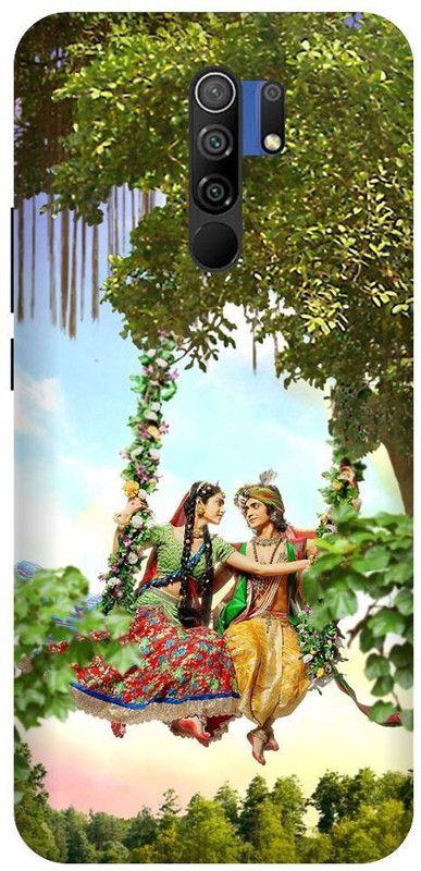 URCHIN Back Cover for Poco M2 Krishna, Radha Krishna, Lord Krishna, Krishan ji, god  (Multicolor, Shock Proof)