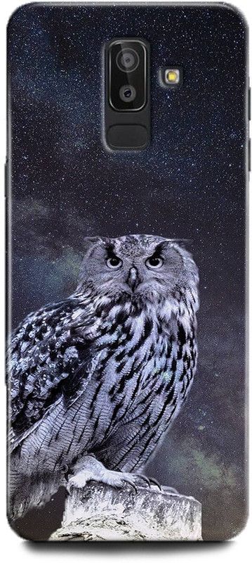 Afterglow Back Cover for SAMSUNG Galaxy J8 DARK OWL, 4K, BEAUTIFUL, DARK NIGHT, OWL  (Multicolor, Shock Proof, Pack of: 1)