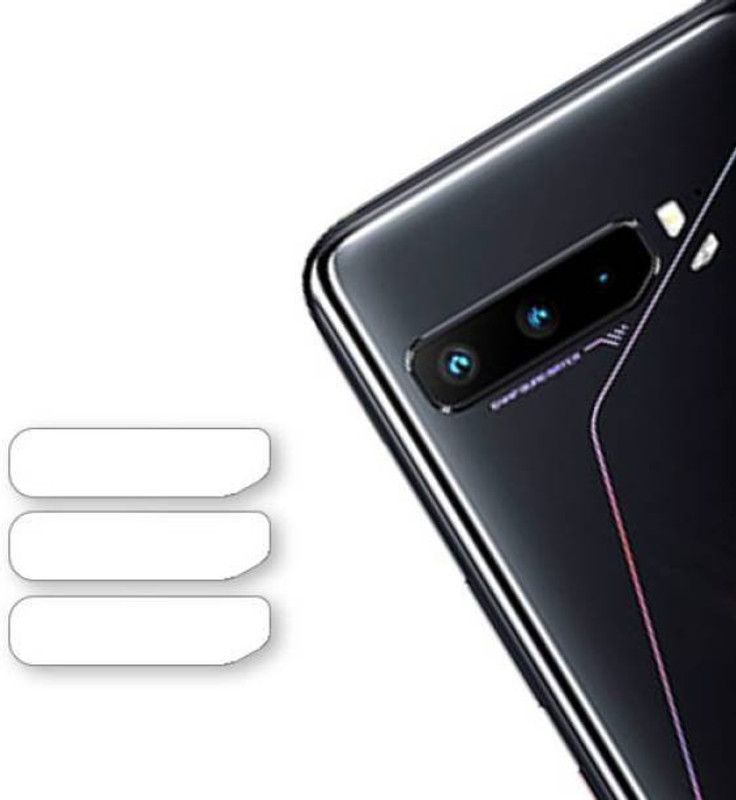 lazzyInHub Back Camera Lens Glass Protector for Asus Rog Phone 3  (Pack of: 3)