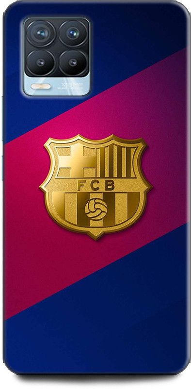 Afterglow Back Cover for Realme 8, RMX3085 FCB, BARCELONA, FOOTBALL CLUB, MESSI, SPORTS, FOOTBALL  (Multicolor, Shock Proof, Pack of: 1)