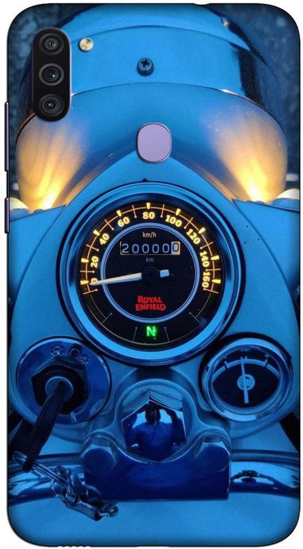 CROKIAN Back Cover for Samsung Galaxy M11 Bullet bike Back Cover  (Multicolor, Hard Case, Pack of: 1)