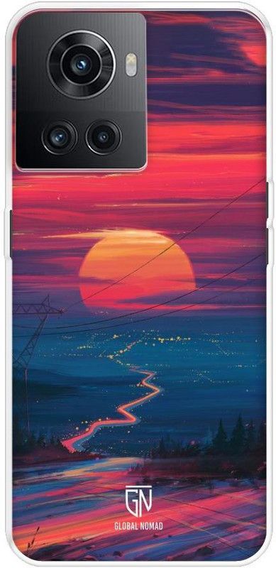 GLOBAL NOMAD Back Cover for OnePlus 10R 5G  (Multicolor, Grip Case, Silicon, Pack of: 1)