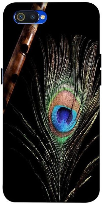 LUCKY MOBI.COM Back Cover for Realme C2 ( MOR PANKH SHREE KRISHNA) PRINTED BACK COVER  (Multicolor, Hard Case, Pack of: 1)
