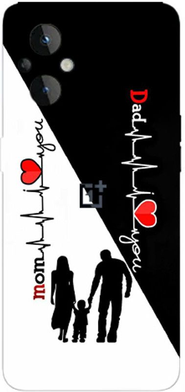 BUGGU OnePlus Nord N20 5G Mobile Skin  (Ultra Super Mom Love Dad Skin With High Matte Finish.)