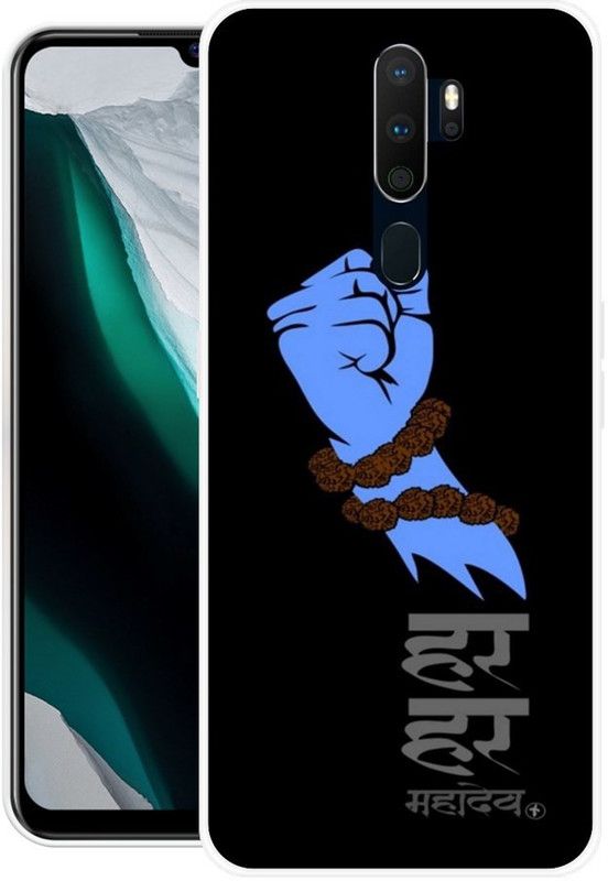 BLUEZAP Back Cover for Oppo A5 2020, Oppo A9 2020  (Black, Blue, Grip Case, Silicon, Pack of: 1)
