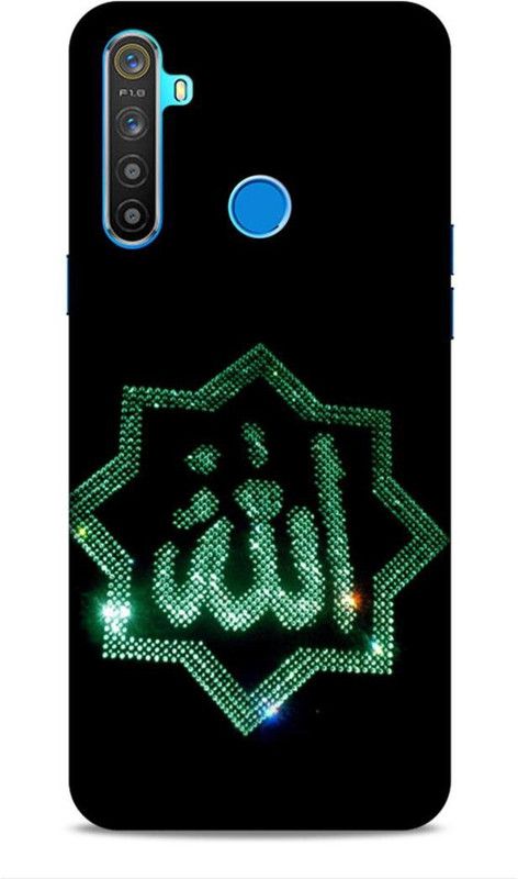 Keviv Back Cover for Realme 5s  (Black, Green, 3D Case, Pack of: 1)
