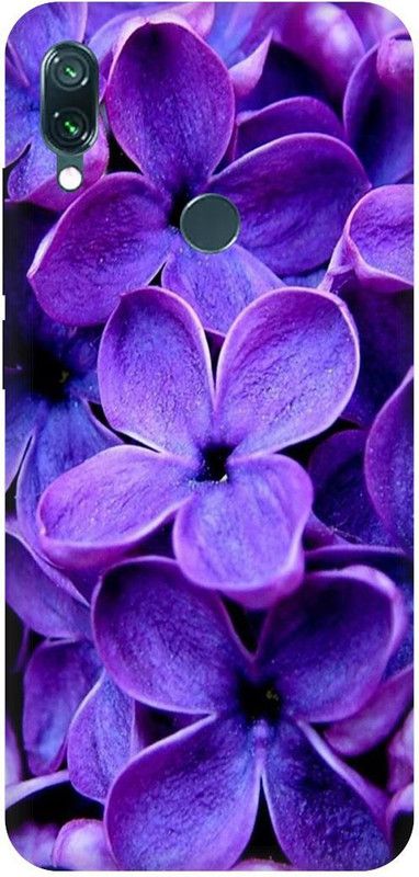 Bluvver Back Cover for Redmi Note 7  (Purple, Hard Case, Pack of: 1)