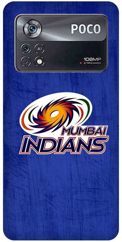 play fast Back Cover for POCO X4 Pro 5G, MUMBAI, INDIANS, IPL, TEAM, LOGO  (Blue, Hard Case, Pack of: 1)