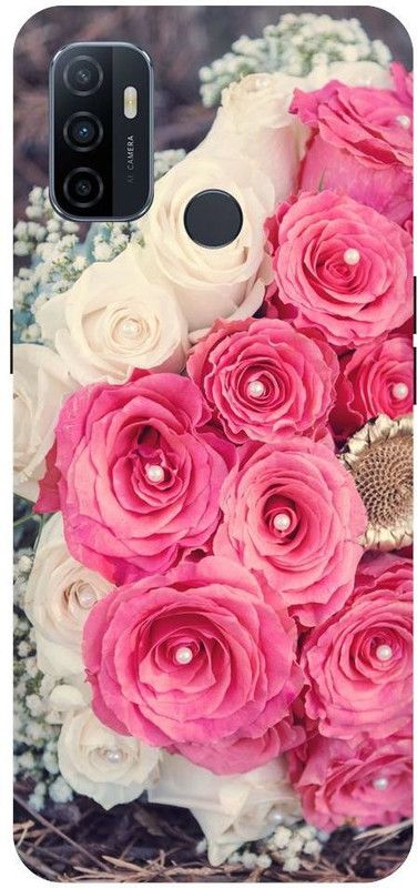 URCHIN Back Cover for Oppo A53 Rose, Roses, Red rose, Flower  (Multicolor, Shock Proof)