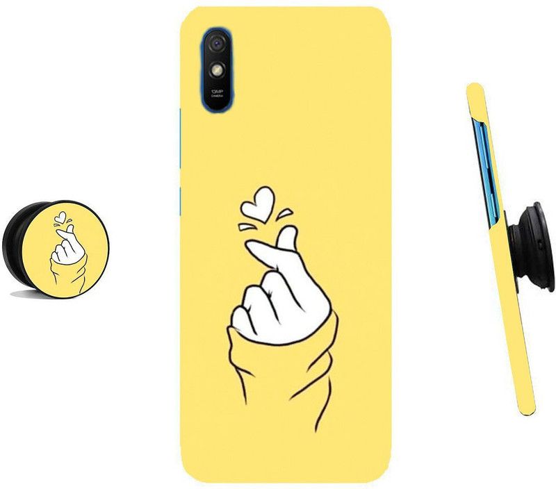 MY SWAG Back Cover for Mi Redmi 9A, Redmi 9i, Mi Redmi 9A Sport, Redmi 9i Sport  (Yellow, White)