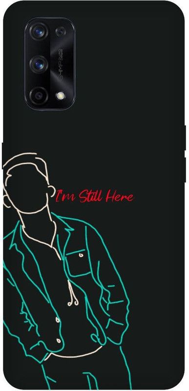 Bluvver Back Cover for Realme X7 Pro, RMX2121, Printed Black Cool Image Back Cover  (Multicolor, Hard Case, Pack of: 1)