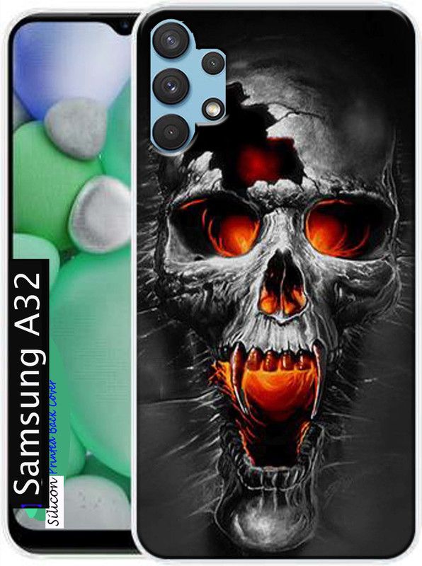 Amstyle Back Cover for Samsung A32, Samsung Galaxy A32 Back Cover  (Multicolor, Dual Protection, Silicon, Pack of: 1)