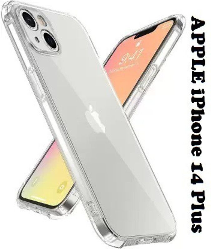 LIKEDESIGN Bumper Case for APPLE iPhone 14 Plus, iPhone 14 Plus  (Transparent, Shock Proof, Silicon, Pack of: 1)
