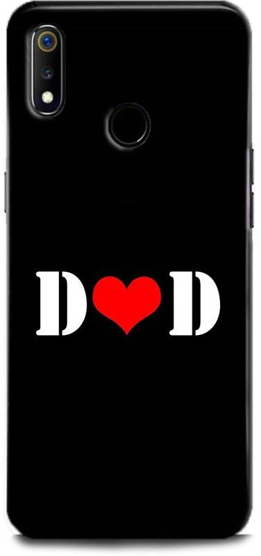Afterglow Back Cover for Realme 3i D D, D LOVES D, NAME, LETTER, ALPHABET, DD LOVE, HART  (Multicolor, Shock Proof, Pack of: 1)