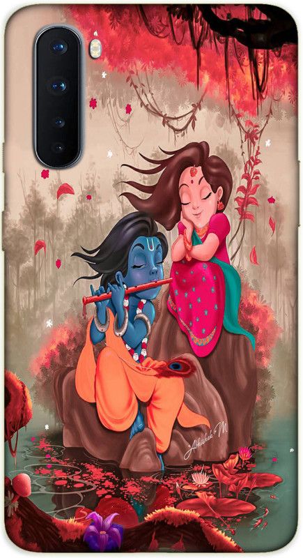 iprinto Back Cover for OnePlus Nord Radha Krishna Lord Krishna Kanha Back Cover  (Multicolor, Hard Case, Pack of: 1)