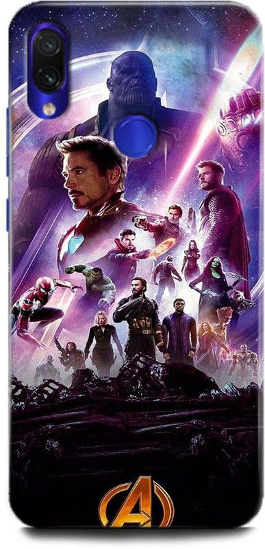 INDICRAFT Back Cover for Redmi Y3 AVENGERS, MARVEL, COMIC, THOR, IRON MAN, THANOS  (Multicolor, Hard Case, Pack of: 1)