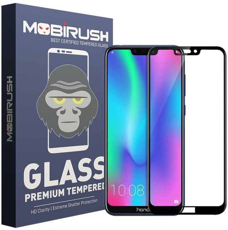 MOBIRUSH Edge To Edge Tempered Glass for Huawei Honor 8C  (Pack of 1)