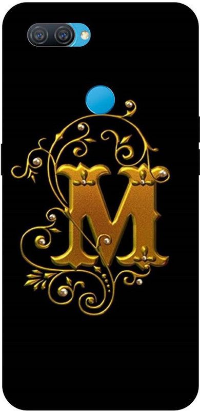 THE NARAYANA COLLECTIONS Back Cover for OPPO A12-CPH2083-M,LOVE,GOLDEN,ALPHABET,LATTER  (Multicolor, Hard Case, Pack of: 1)