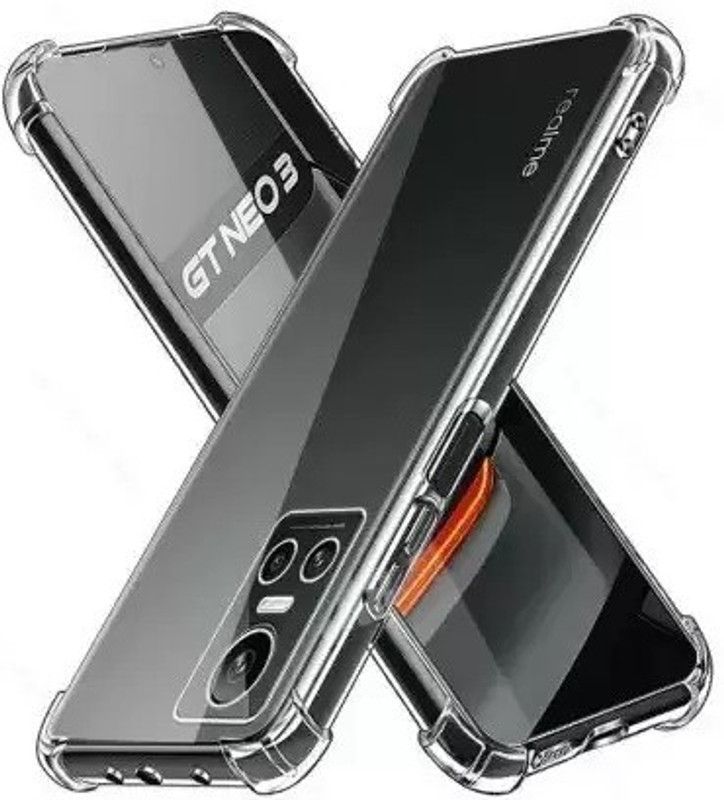 VISHRN Back Cover for Realme GT Neo3  (Transparent, Grip Case, Silicon, Pack of: 1)
