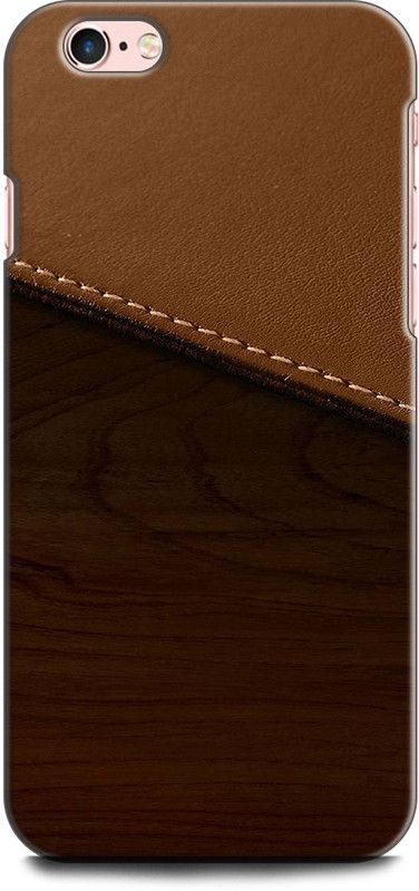 KEYCENT Back Cover for APPLE iPhone 6 BROWN, LEATHER TEXTURE, WOOD, WOODEN TEXTURE  (Multicolor, Shock Proof, Pack of: 1)