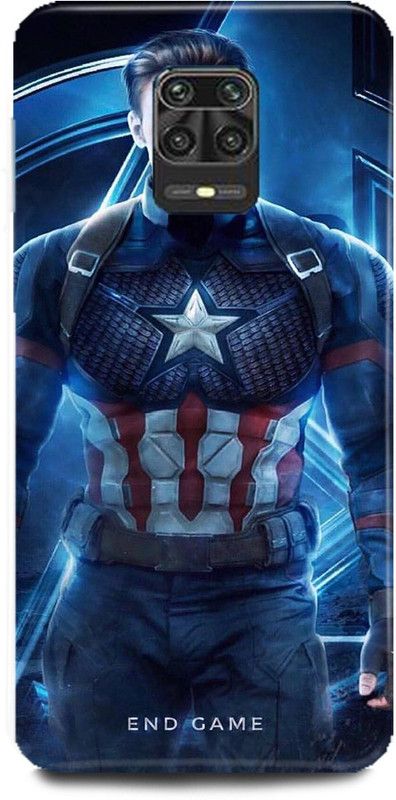 MP ARIES MOBILE COVER Back Cover for Redmi Note 9 Pro Max, Captain,America,Shield,Avenger,Marvel,Shield,Comic,avengers,end,game,  (Multicolor, Hard Case, Pack of: 1)