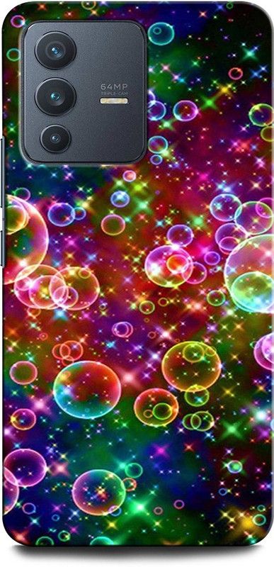 GRAFIQE Back Cover for Vivo V23 Pro 5G BUTTERFLY, BALOON, FLOWER, LOVE  (Multicolor, Shock Proof, Pack of: 1)