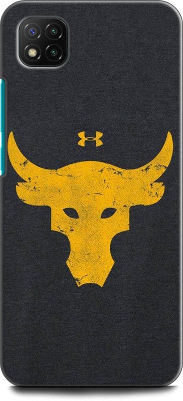 KEYCENT Back Cover for POCO C3 BULL, ROCK, WWE, DWAYNE, JHONSON, LOGO  (Multicolor, Pack of: 1)