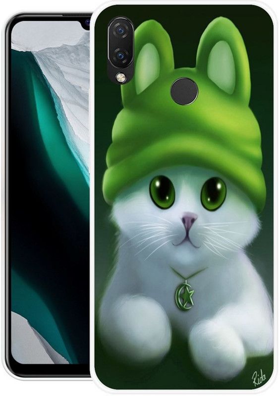Khadoliya Back Cover for Huawei Nova 3i  (Green, White, Grip Case, Silicon)