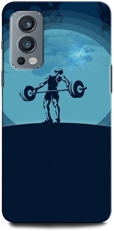 ORBIQE Back Cover for OnePlus Nord 2 5G GYM, FITNESS, WORKOUT, EAT SLEEP GYM REPEAT  (Multicolor, Hard Case, Pack of: 1)