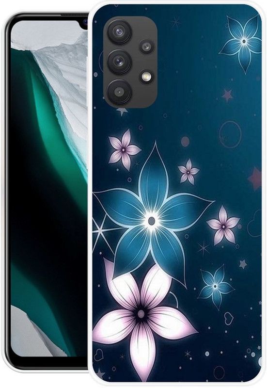 vaidik Back Cover for Samsung Galaxy M32 5G, Samsung A32 5G  (Blue, Purple, Dual Protection, Silicon, Pack of: 1)